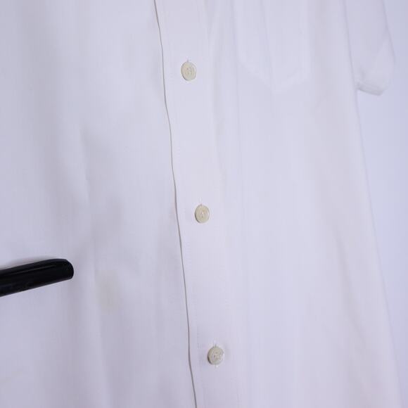 SACAI Cotton Poplin Flared Button Down Shirt White Back Pleated Women's 4/US 12 - Picture 6 of 13